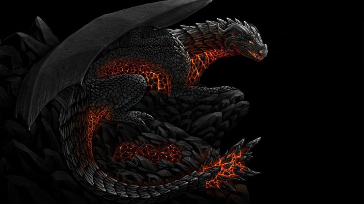 Wallpapers Fantasy and Science Fiction Creatures : Dragons Wallpaper N331240