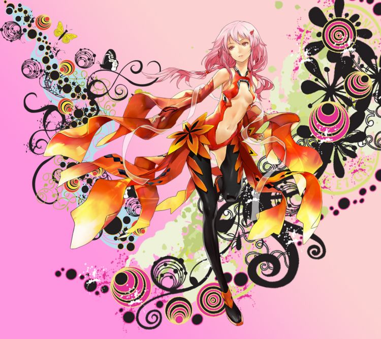 Fonds d'cran Manga Guilty Crown Inori Yuzuriha