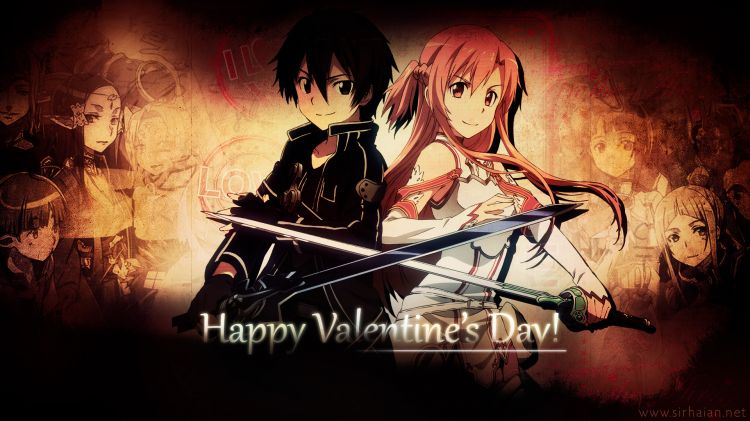 Wallpapers Manga Sword Art Online Valentine's Day