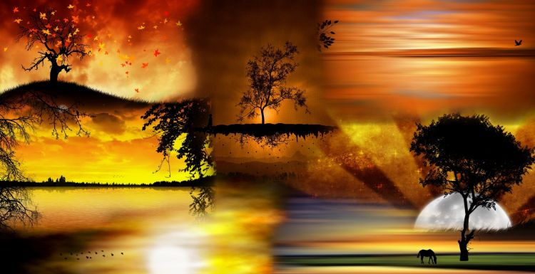 Wallpapers Digital Art Nature - Skies, sunsets Wallpaper N331743