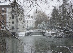  Nature La beauté du paysage sous la neige. 