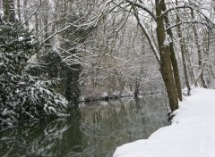  Nature La beauté du paysage sous la neige. 