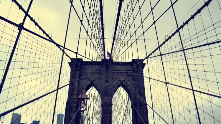 Fonds d'cran Voyages : Amrique du nord Etats-Unis > New York Brooklyn Bridge