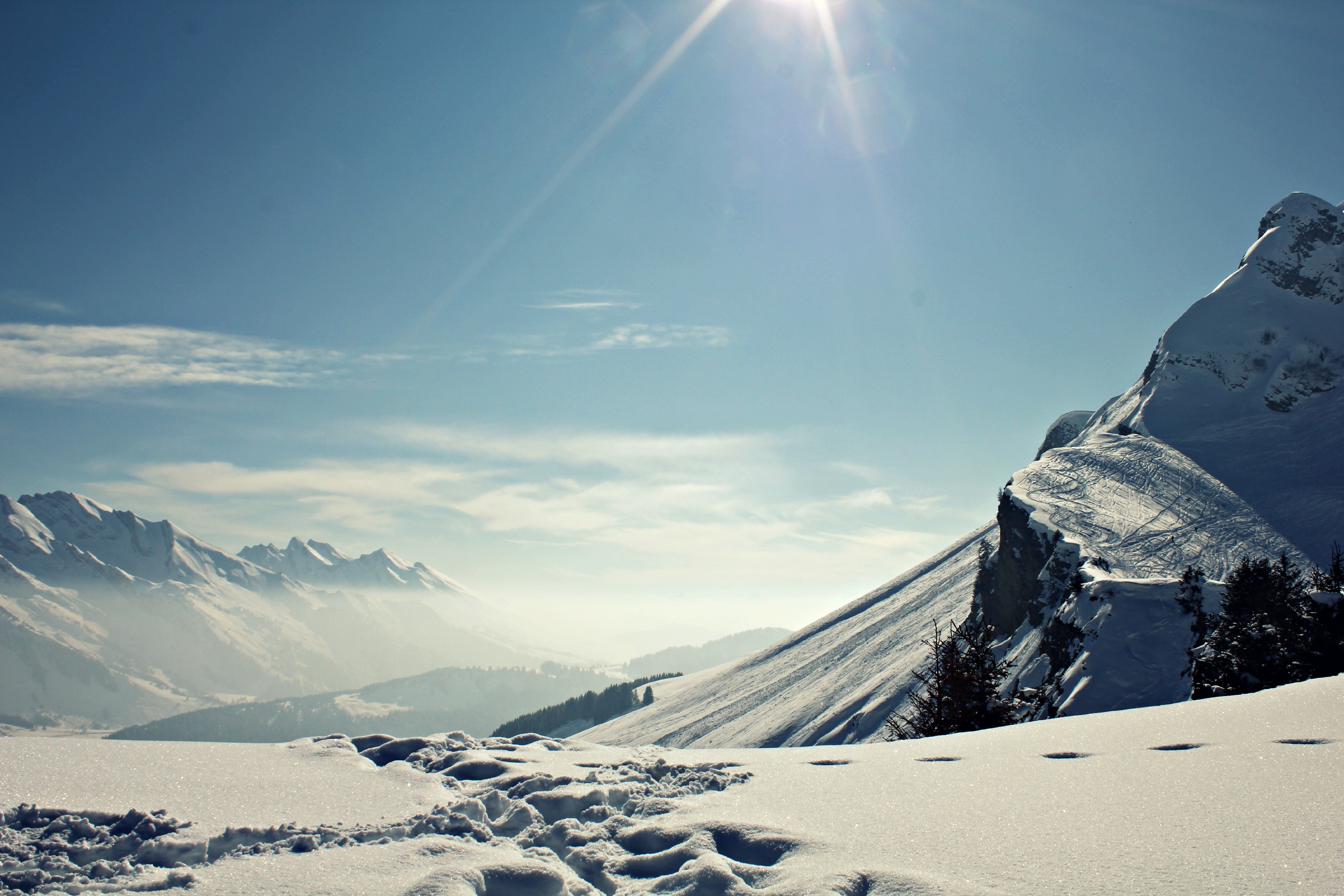 Wallpapers Nature Mountains lachat grand bornand le 25 fvrier 2013