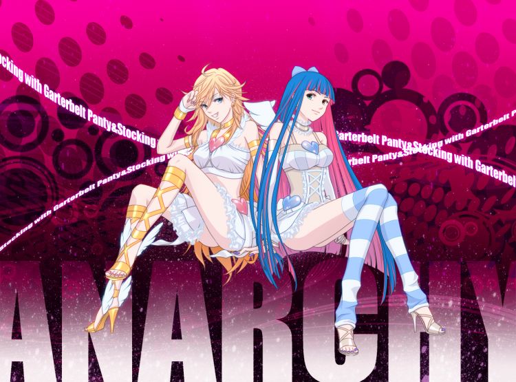 Fonds d'cran Manga Panty & Stocking With Garterbelt Panty & Stocking With Garterbelt