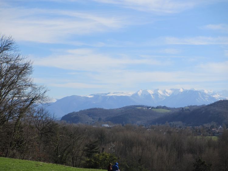 Fonds d'cran Nature Montagnes Les Pyrénées vues de Pau, Pyrénées atlatiques