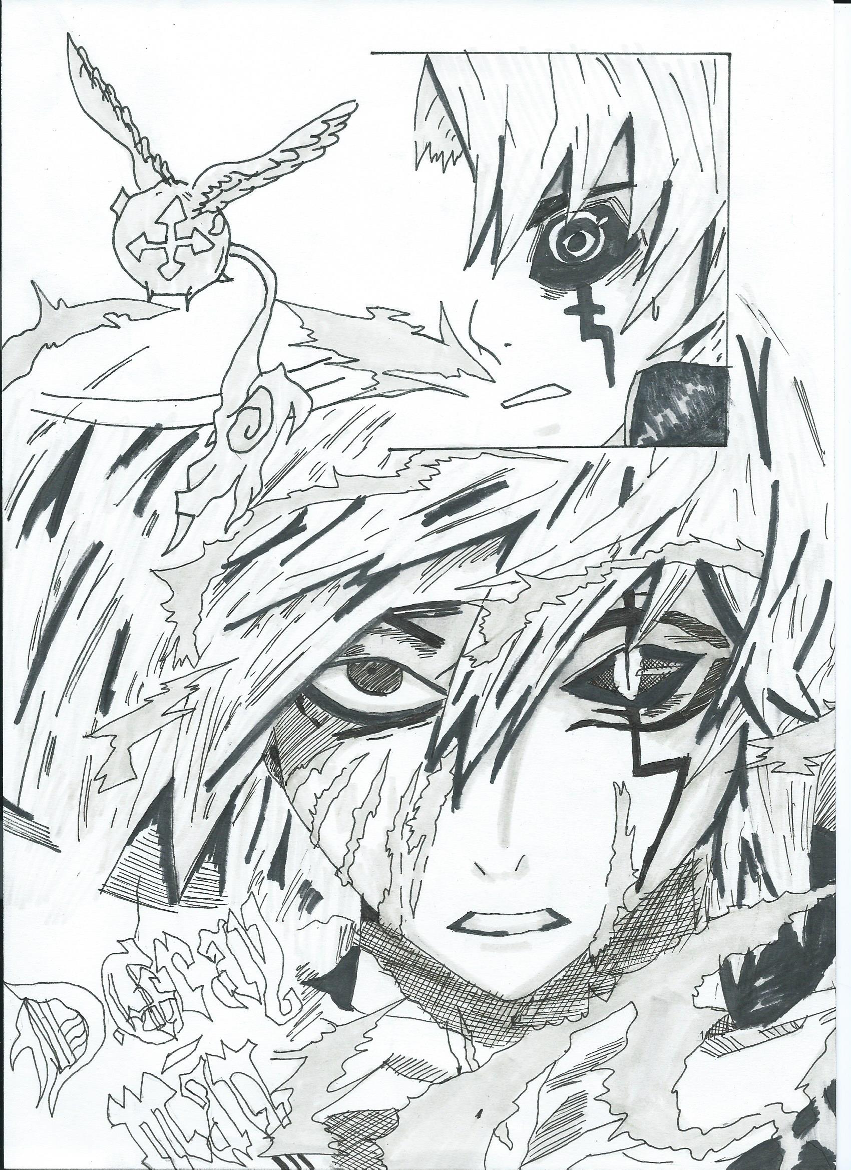 Wallpapers Art - Pencil Manga - D. Gray-man 