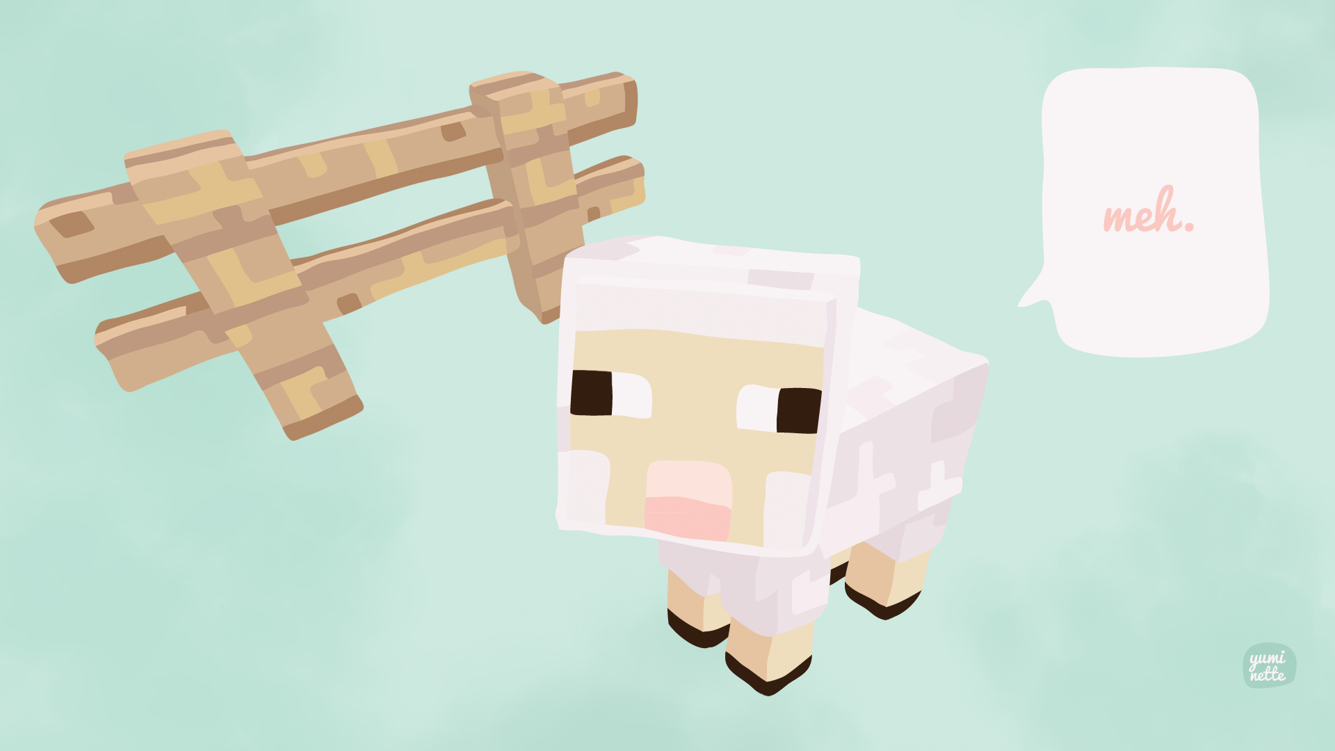 Wallpapers Video Games Minecraft Meh - agneau Minecraft 