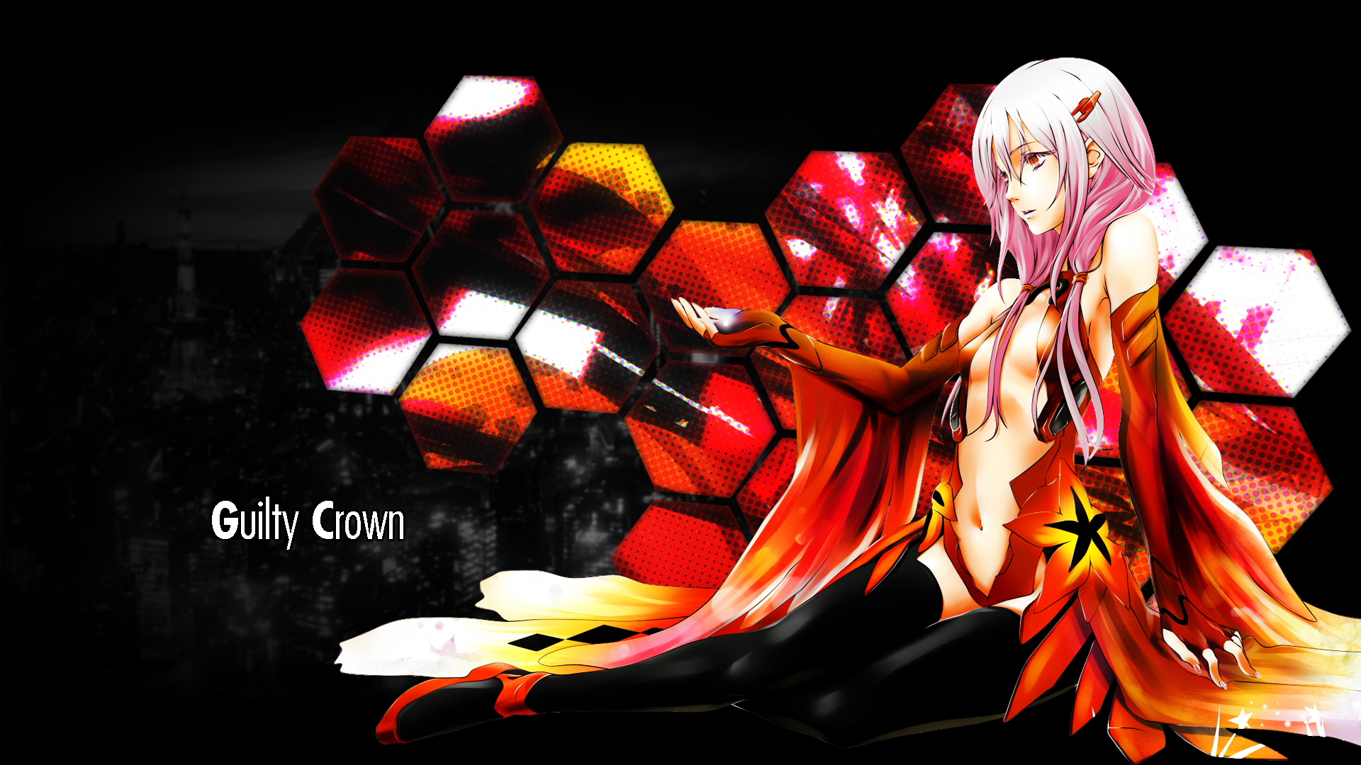 Wallpapers Manga Guilty Crown Yuriha dreams