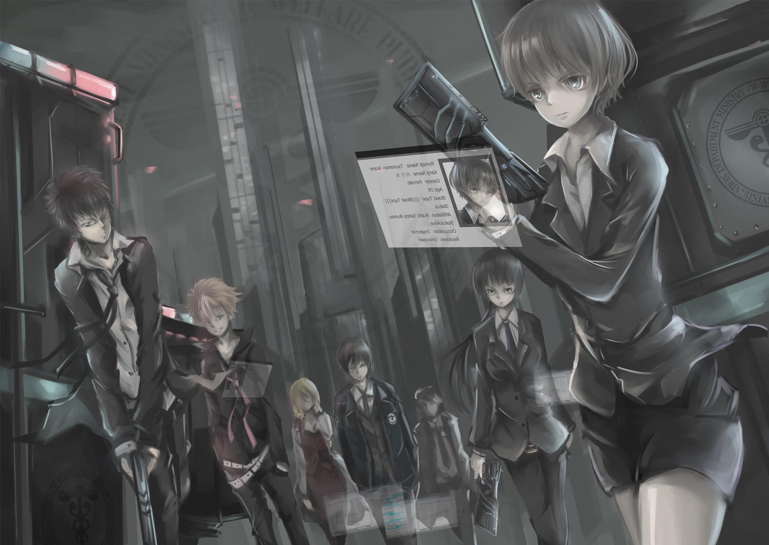 Fonds d'cran Manga Psycho-Pass 