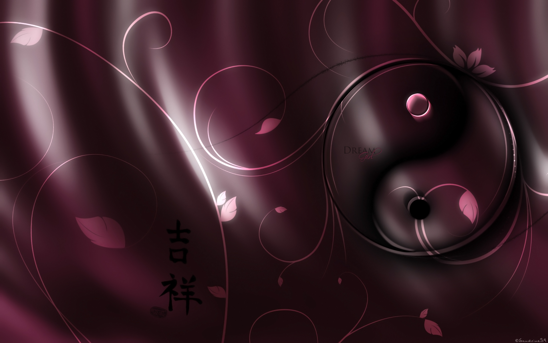 Wallpapers Digital Art Style Asian Sérénité - Ying & Yang