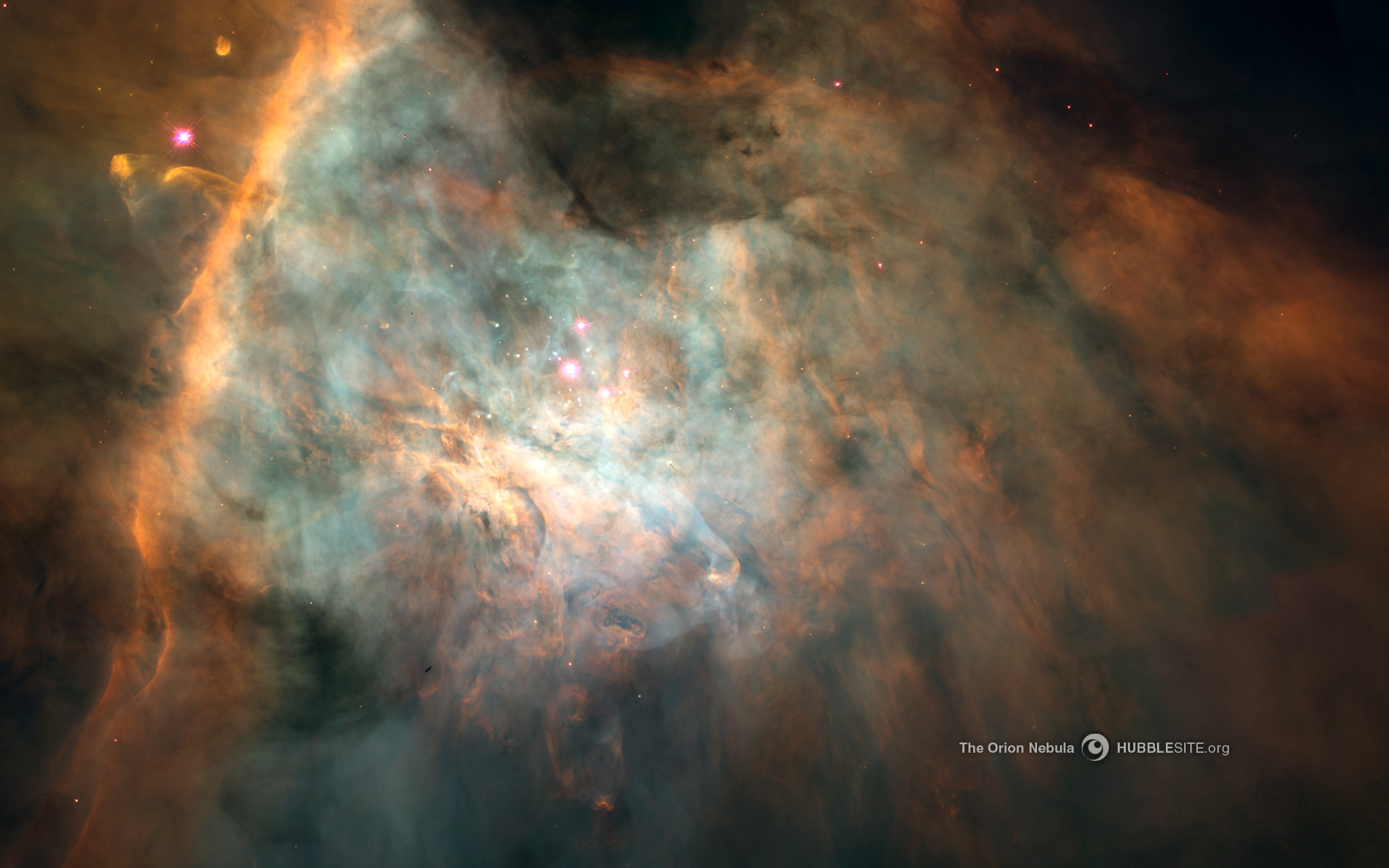 Wallpapers Space Stars - Nebulae Naissance d'toile dans la nbuleuse d'Orion