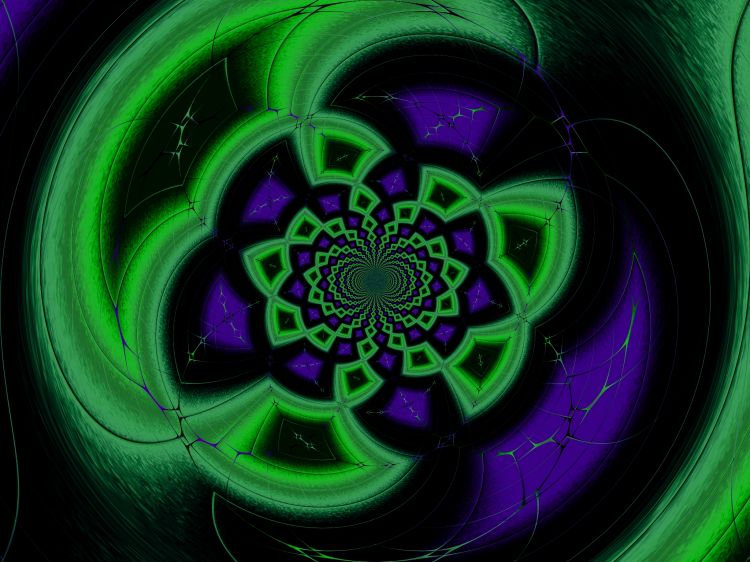 Wallpapers Digital Art Fractals, Kaleidoscope Images abstraites et colores