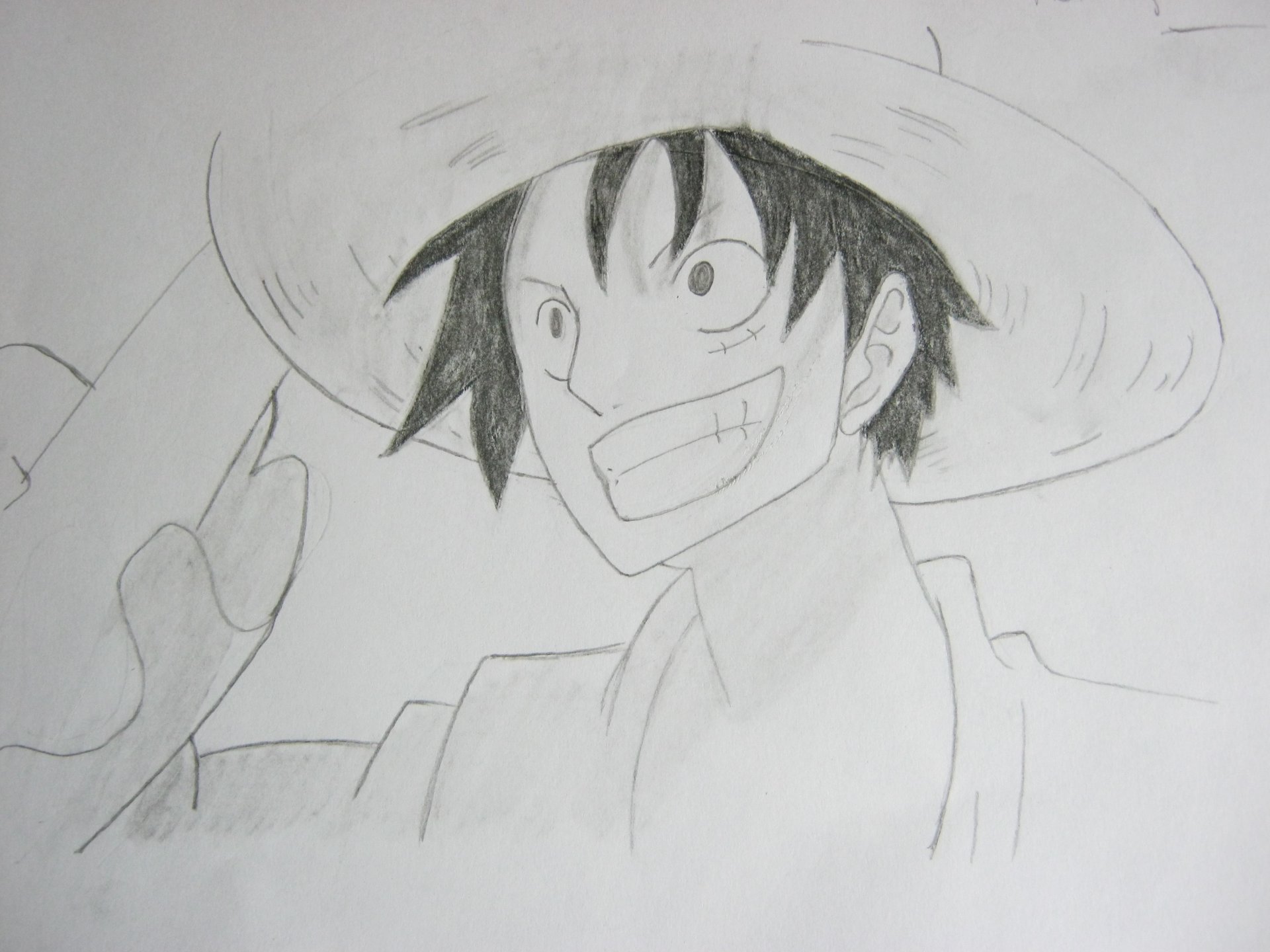 Wallpapers Art - Pencil Manga - One piece 