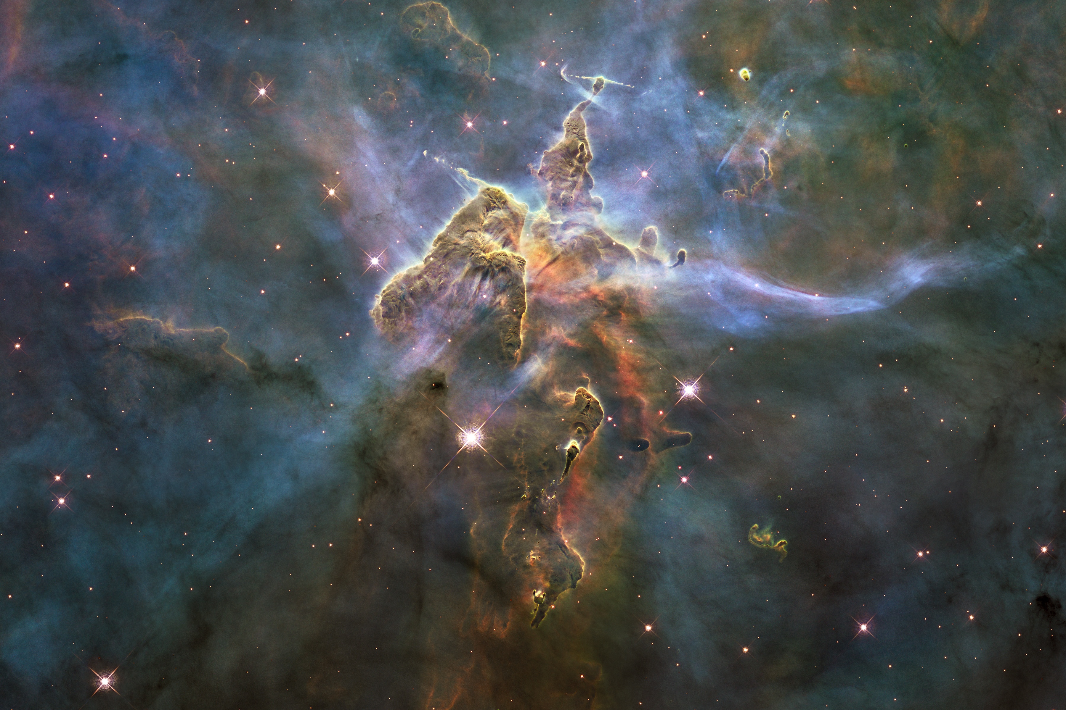 Wallpapers Space Stars - Nebulae La nbuleuse Mystic Mountain