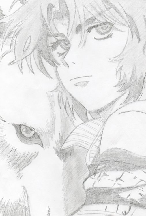 Wallpapers Art - Pencil Manga - Miscellaneous Kiba