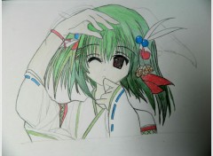  Art - Crayon Personnage type manga