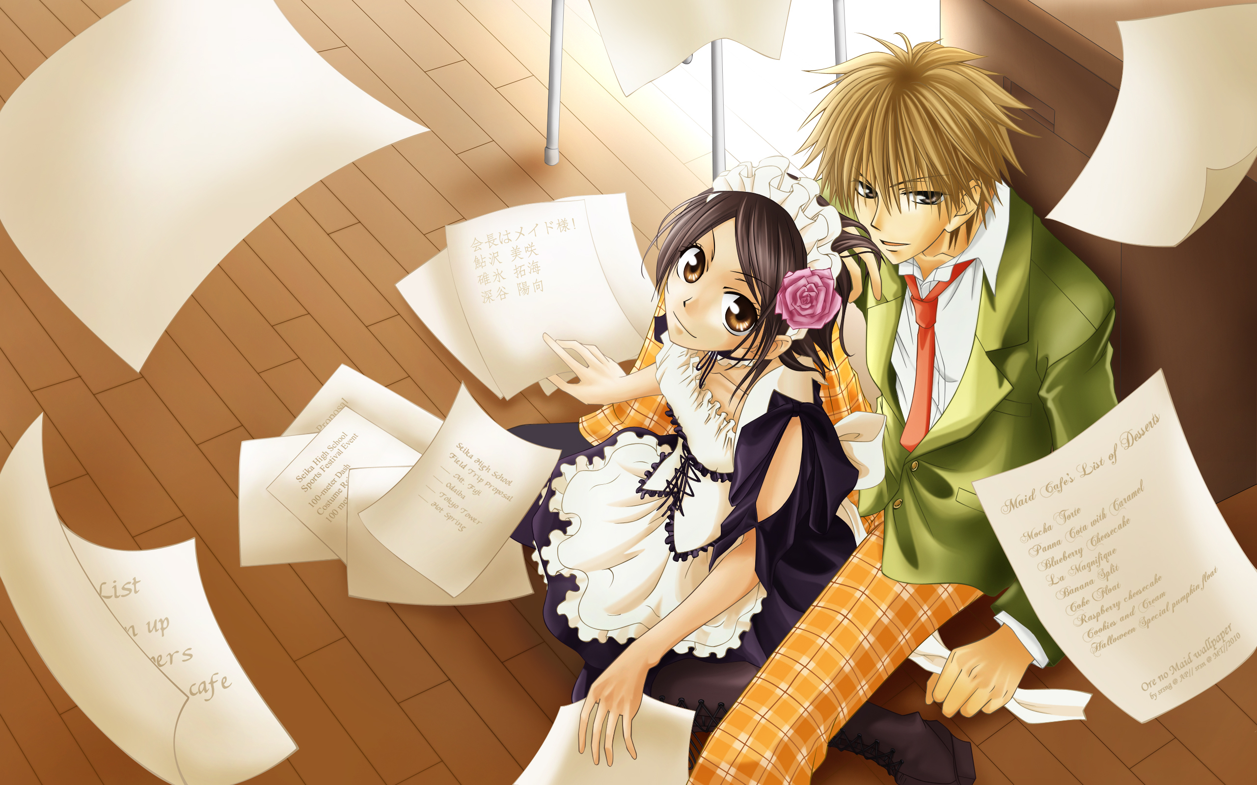 Wallpapers Manga Kaichou Wa Maid Sama 