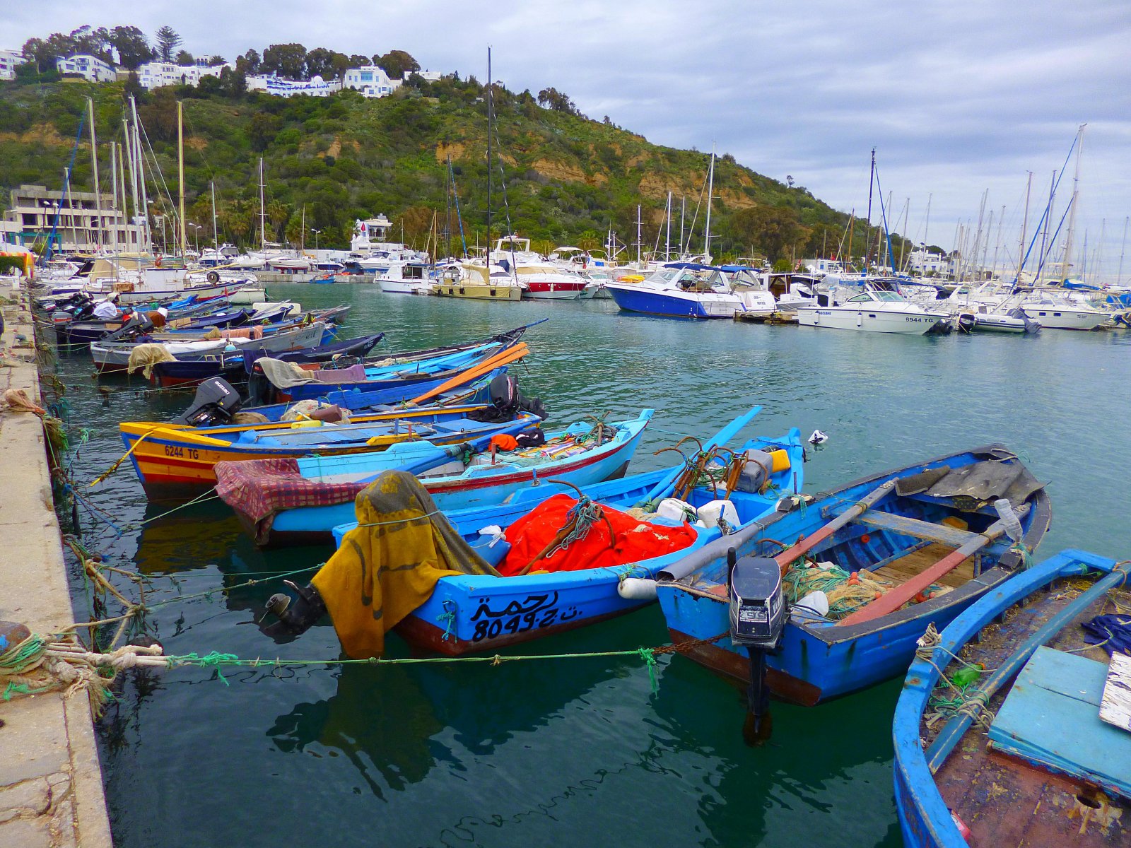 Fonds d'cran Voyages : Afrique Tunisie la goulette , carthage et sidi bou saïd