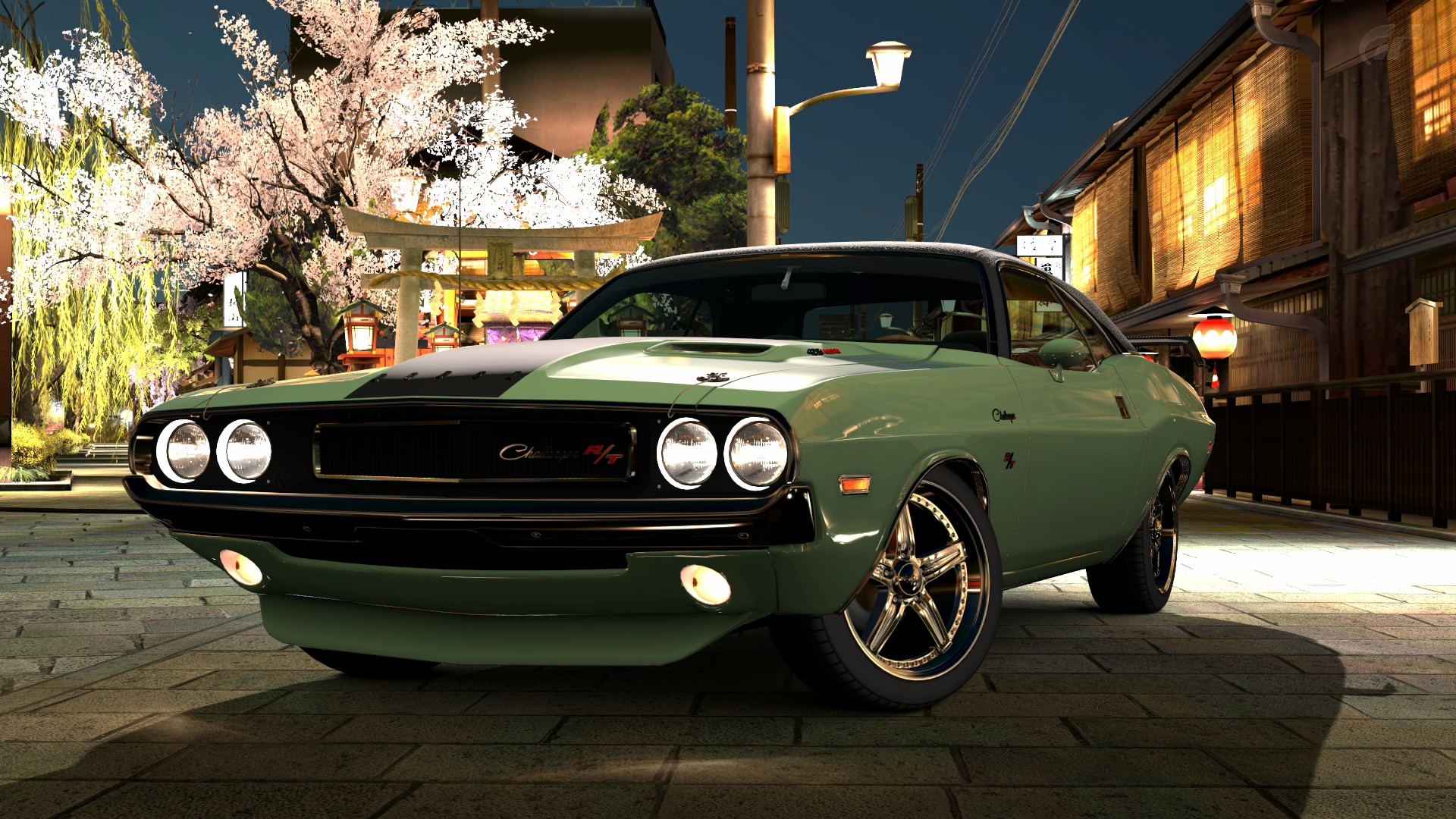 Fonds d'cran Jeux Vido Gran Turismo 5 Dodge Challenger R/T '70