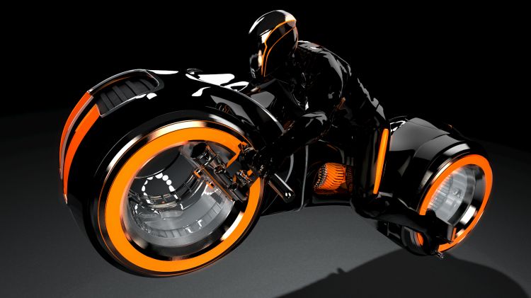 Fonds d'cran Art - Numrique 3D - Cinema 4D Black Tron