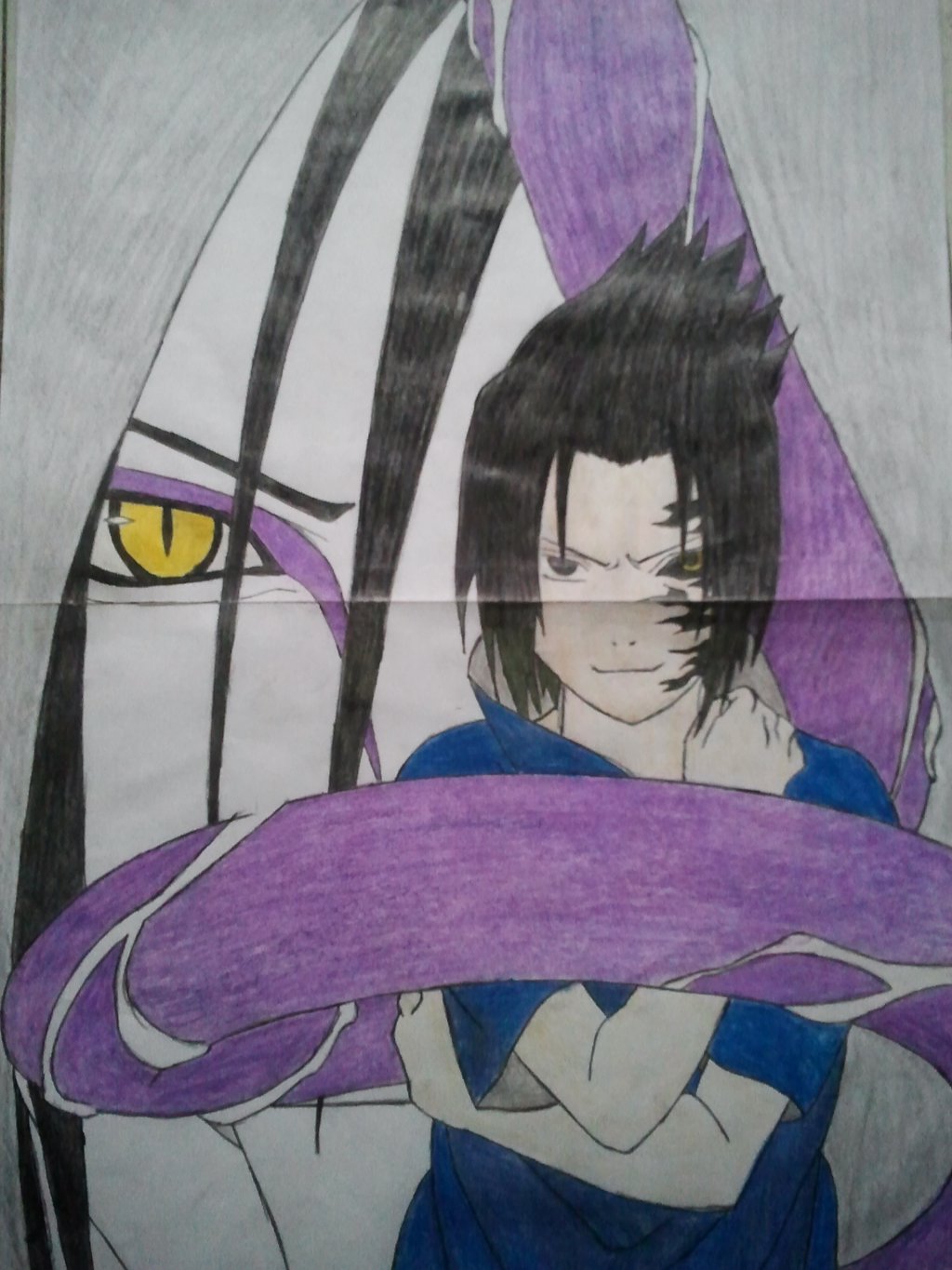 Fonds d'cran Art - Crayon Manga - Naruto 