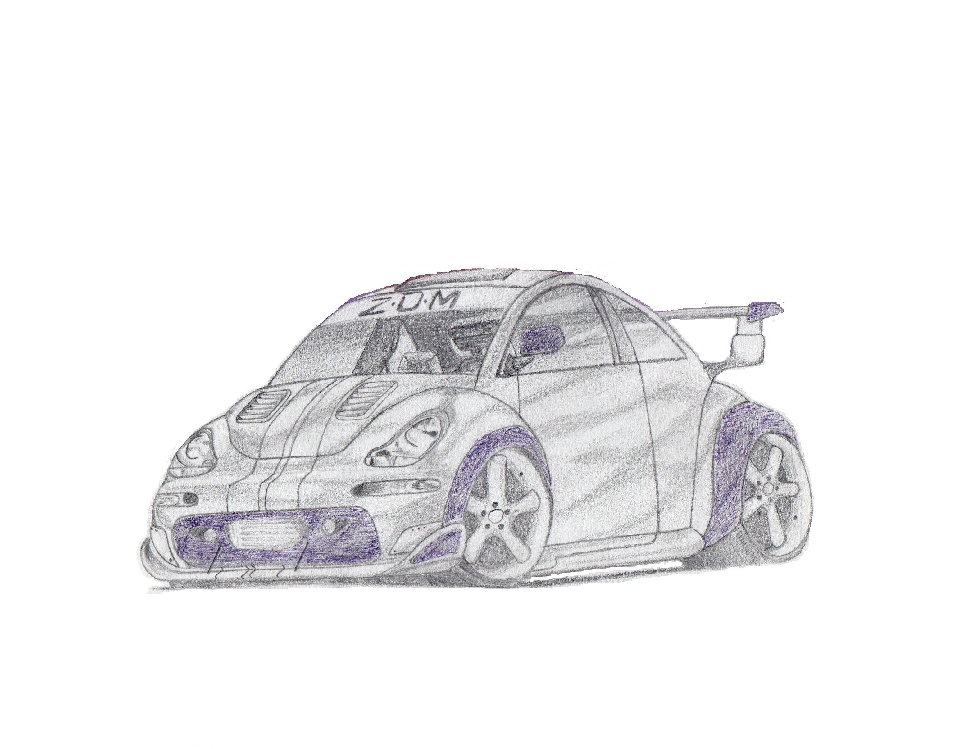 Wallpapers Art - Pencil Cars and motorbikes 