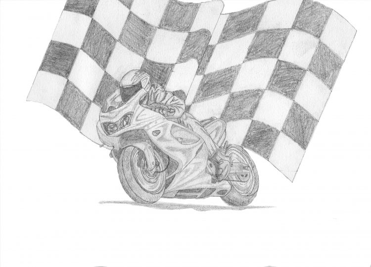 Fonds d'cran Art - Crayon Voitures et Motos Wallpaper N336146