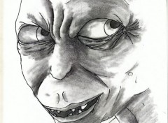  Art - Pencil gollum 