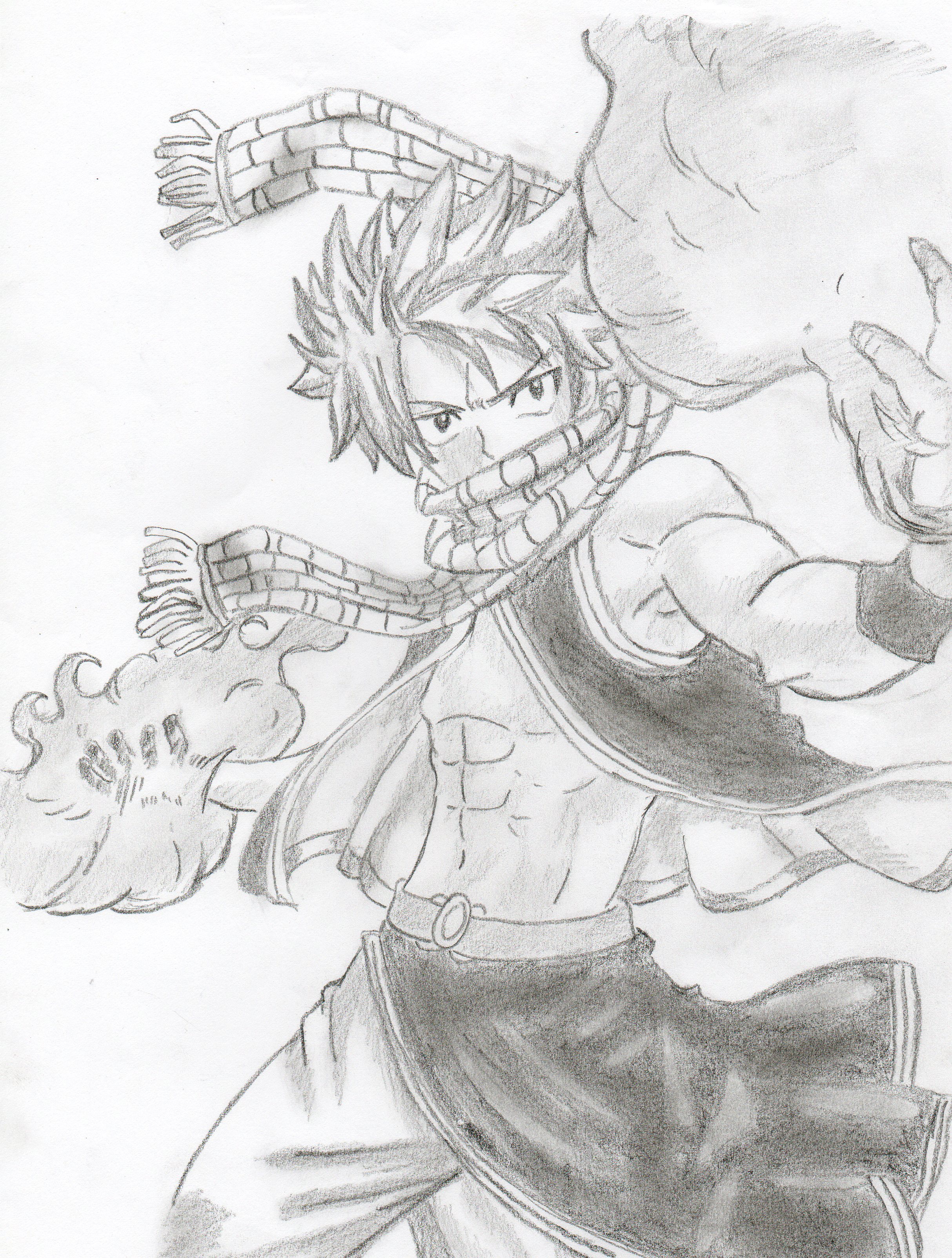 Wallpapers Art - Pencil Manga - Fairy Tail 