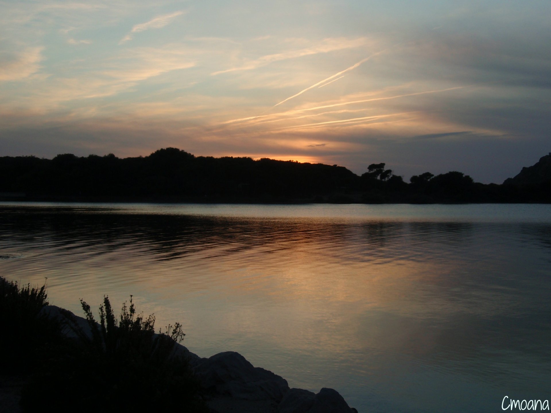 Fonds d'cran Nature Couchers et levers de Soleil reflet