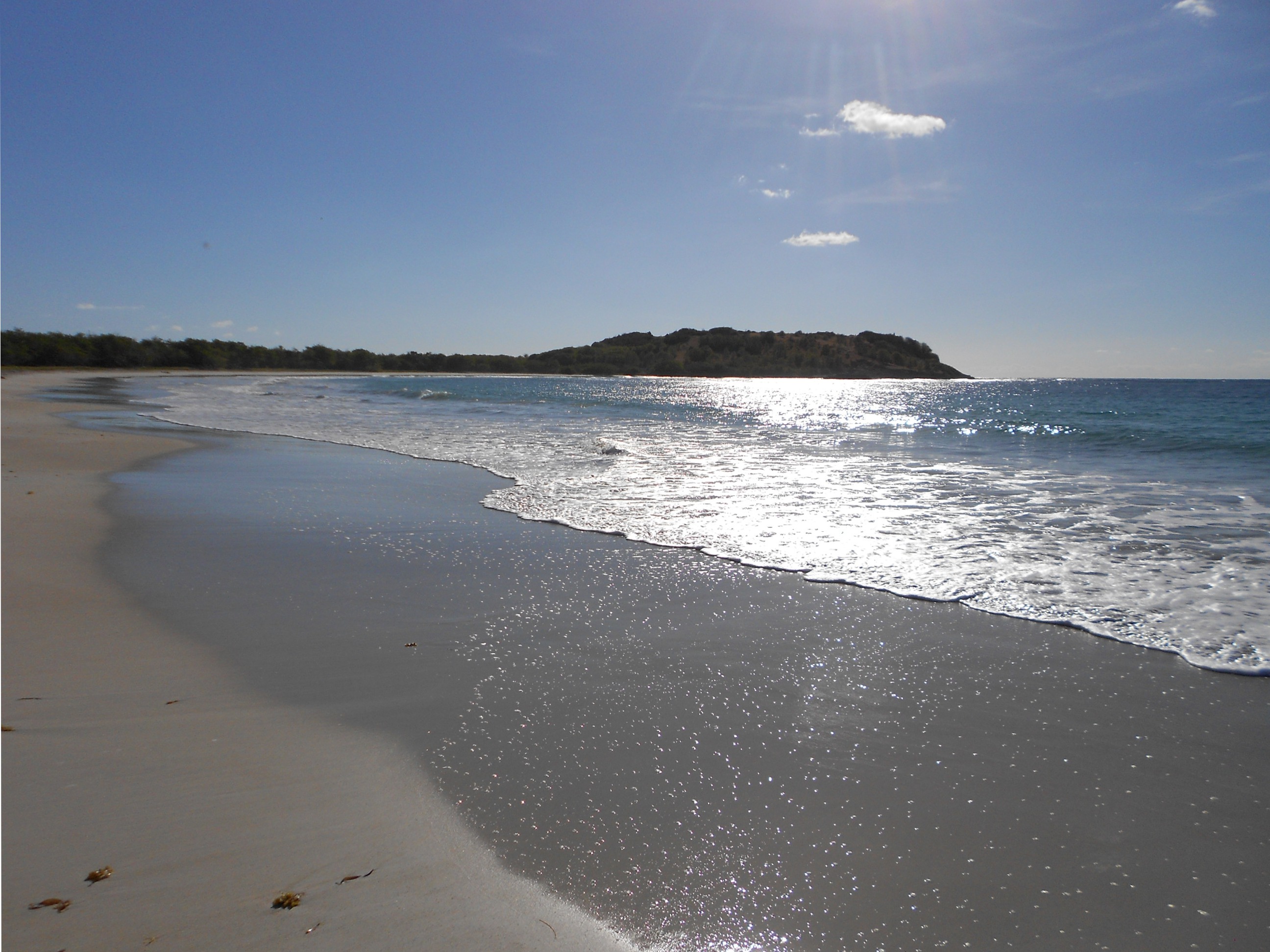 Fonds d'cran Nature Mers - Ocans - Plages Martinique anse trabaud contre jour  l'aube