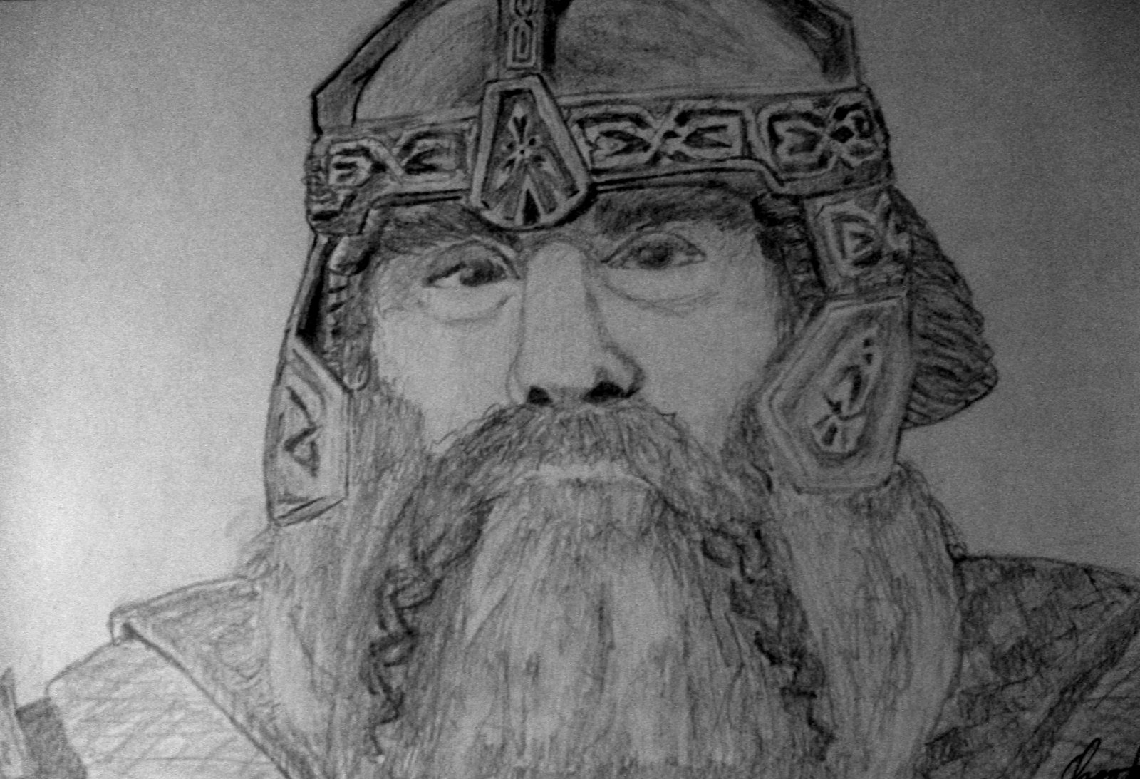 Wallpapers Art - Pencil Movies - TV Soaps Gimli