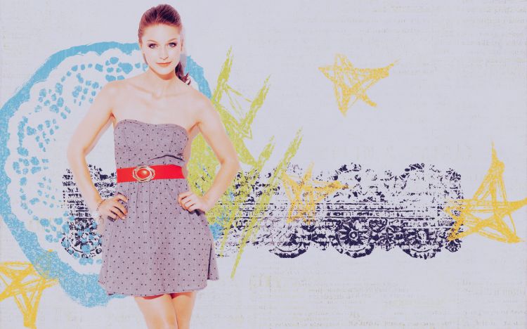 Fonds d'cran Clbrits Femme Melissa Benoist Wallpaper N337961