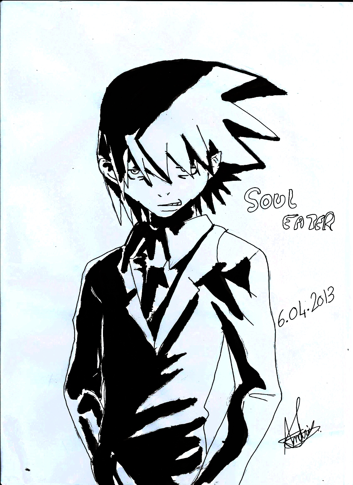 Wallpapers Art - Pencil Manga - Soul Eater 