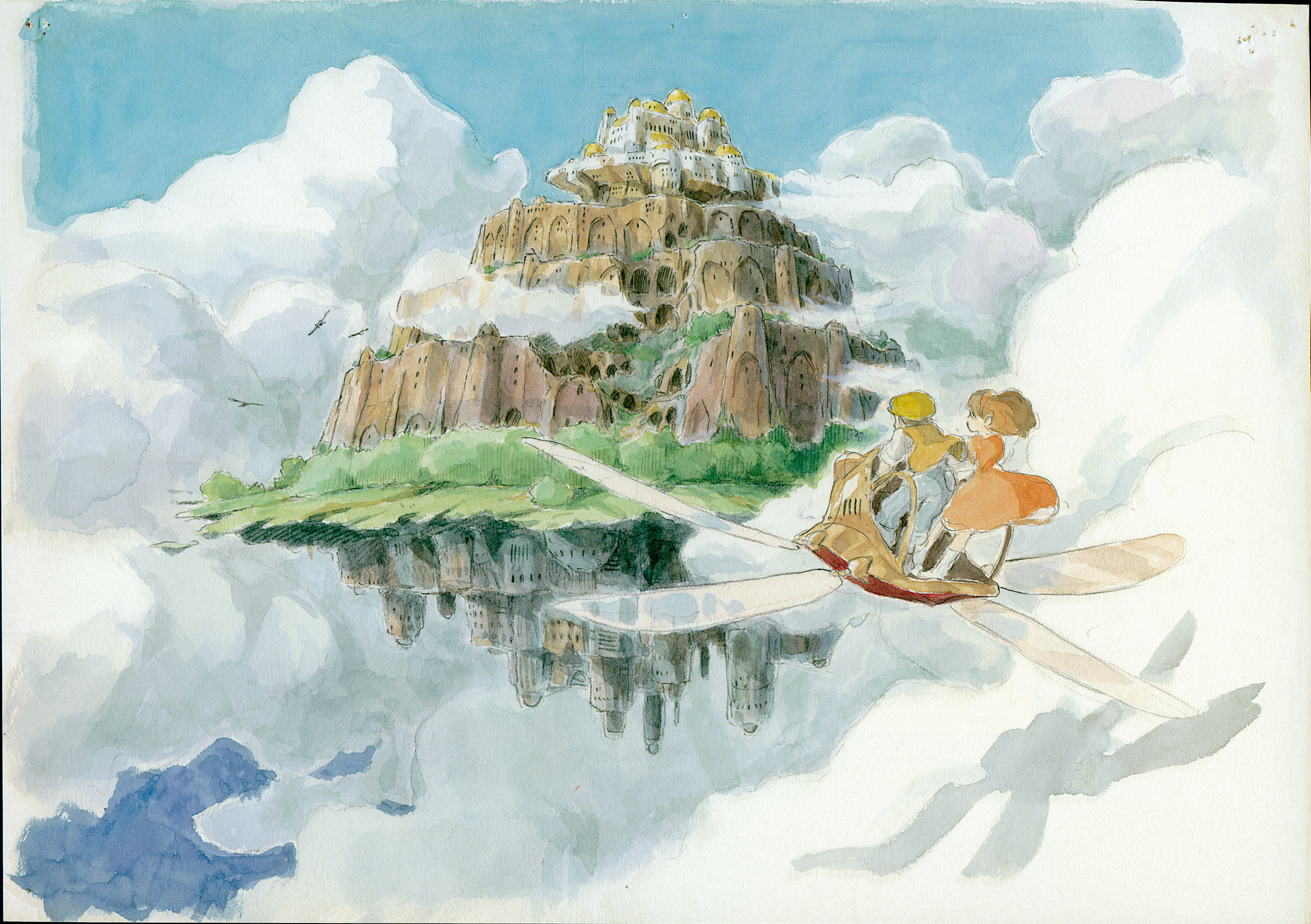 Fonds d'cran Art - Peinture Manga Hayao Miyazaki - Croquis de 