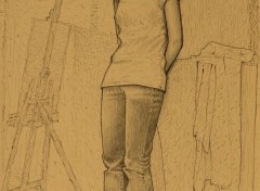  Art - Pencil Standing model v