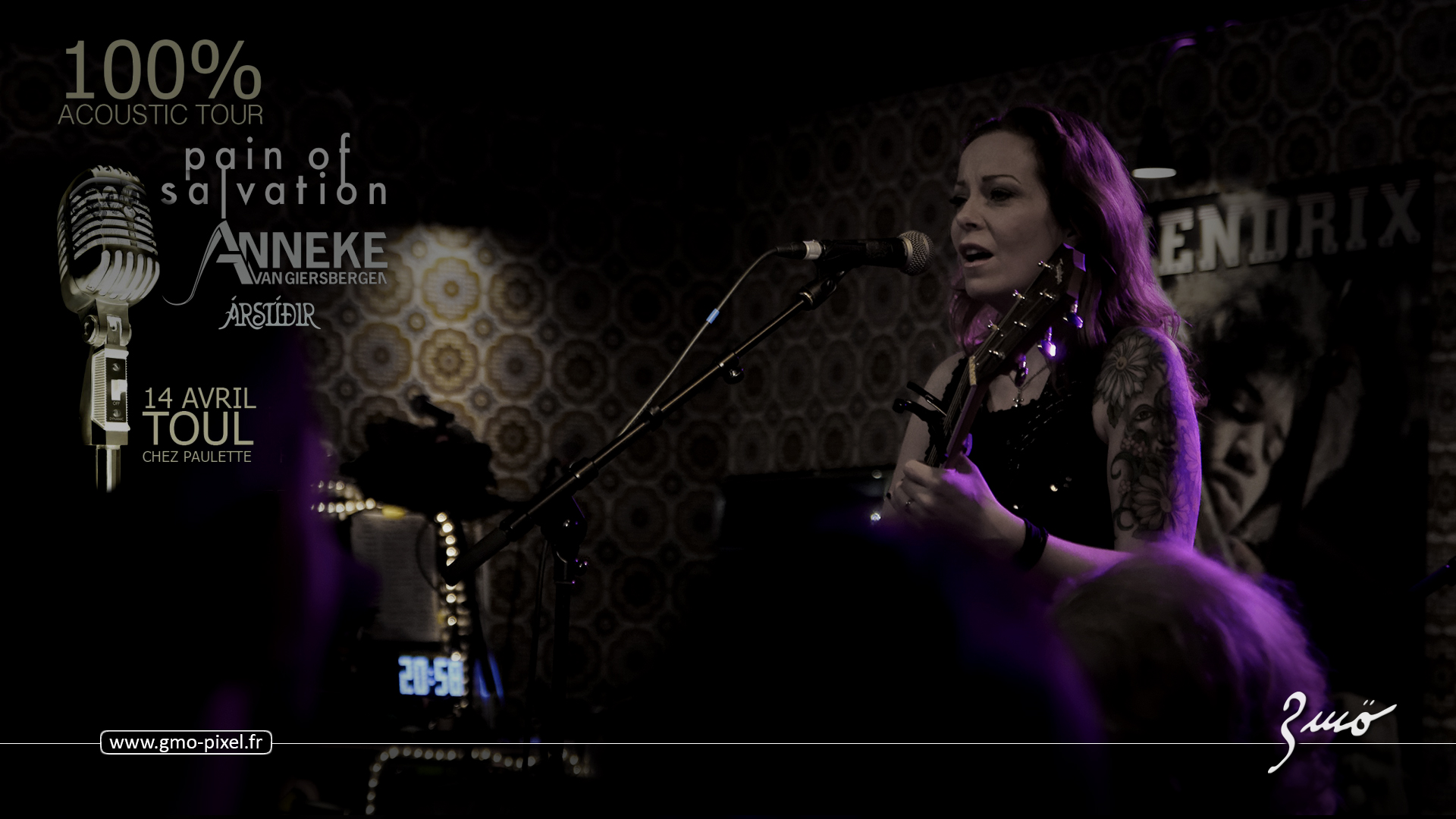 Fonds d'cran Musique Anneke van Griesbergen 100% acoustic tour