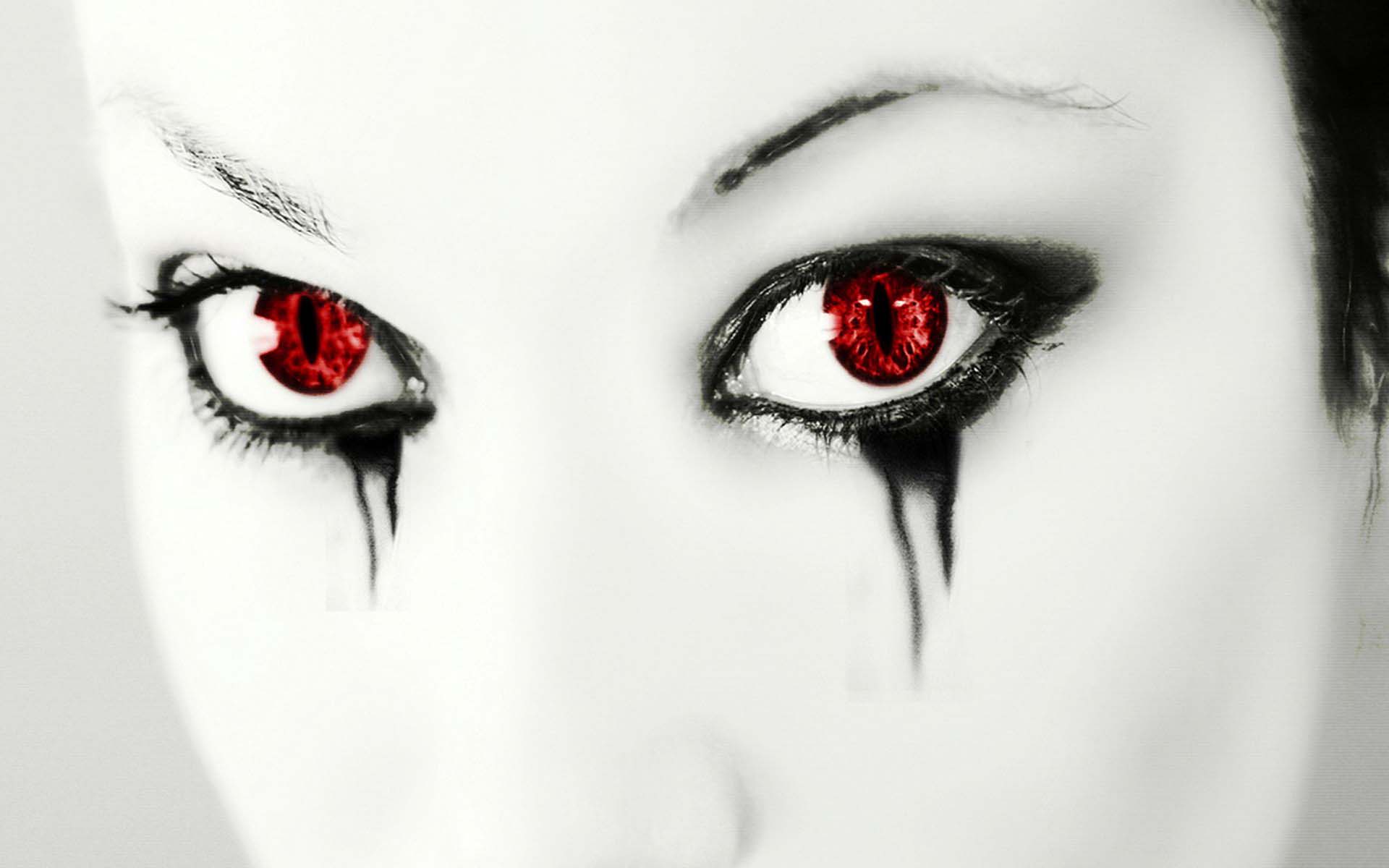 Fonds d'cran Art - Numrique Body Art Blood Eyes