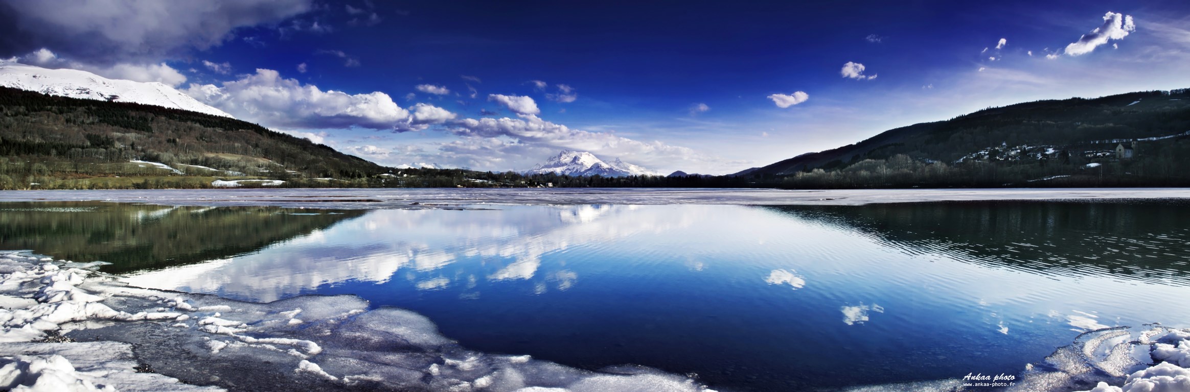 Fonds d'cran Nature Glaciers Fin des glaces du lac