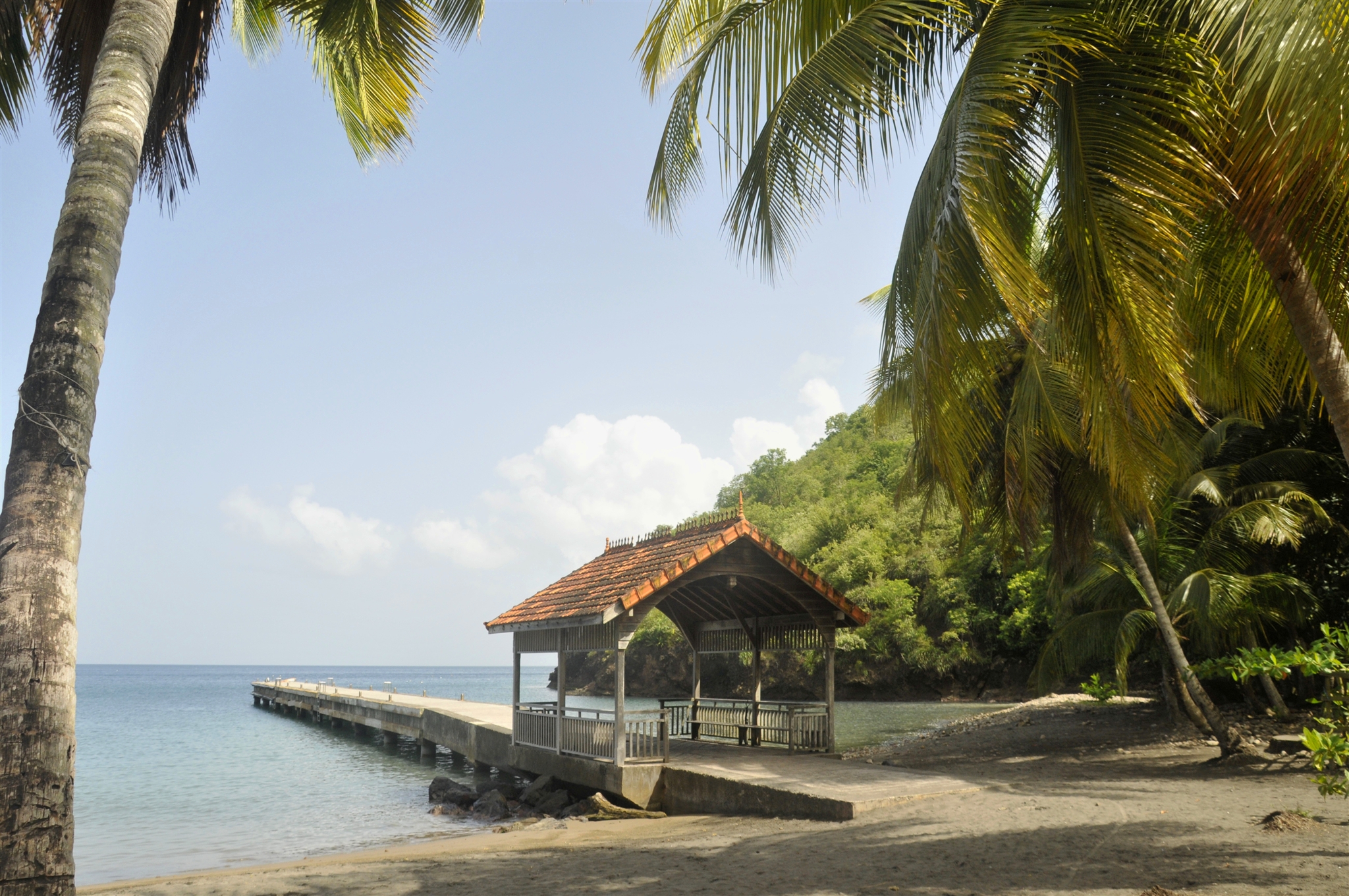 Fonds d'cran Voyages : Amrique du nord La Martinique Martinique le ponton de l'anse Noire