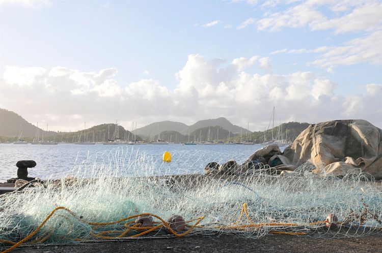 Fonds d'cran Voyages : Amrique du nord La Martinique Martinique aurore sur la baie du Marin