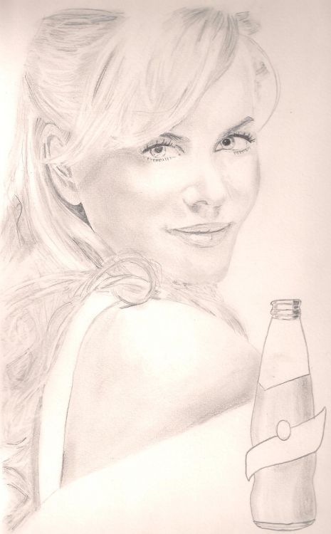 Fonds d'cran Art - Crayon Portraits nicole kidman