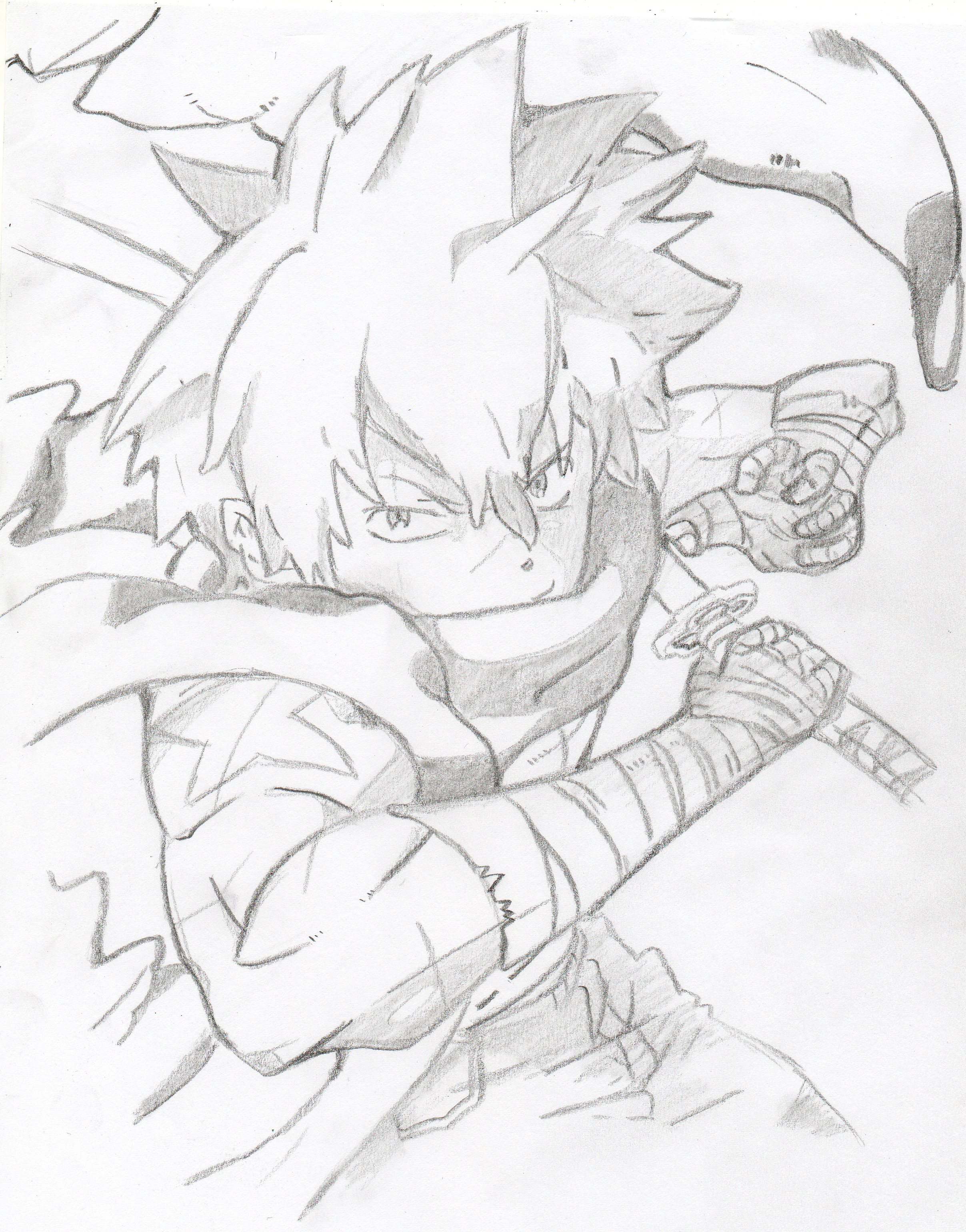 Wallpapers Art - Pencil Manga - Soul Eater Black*Star