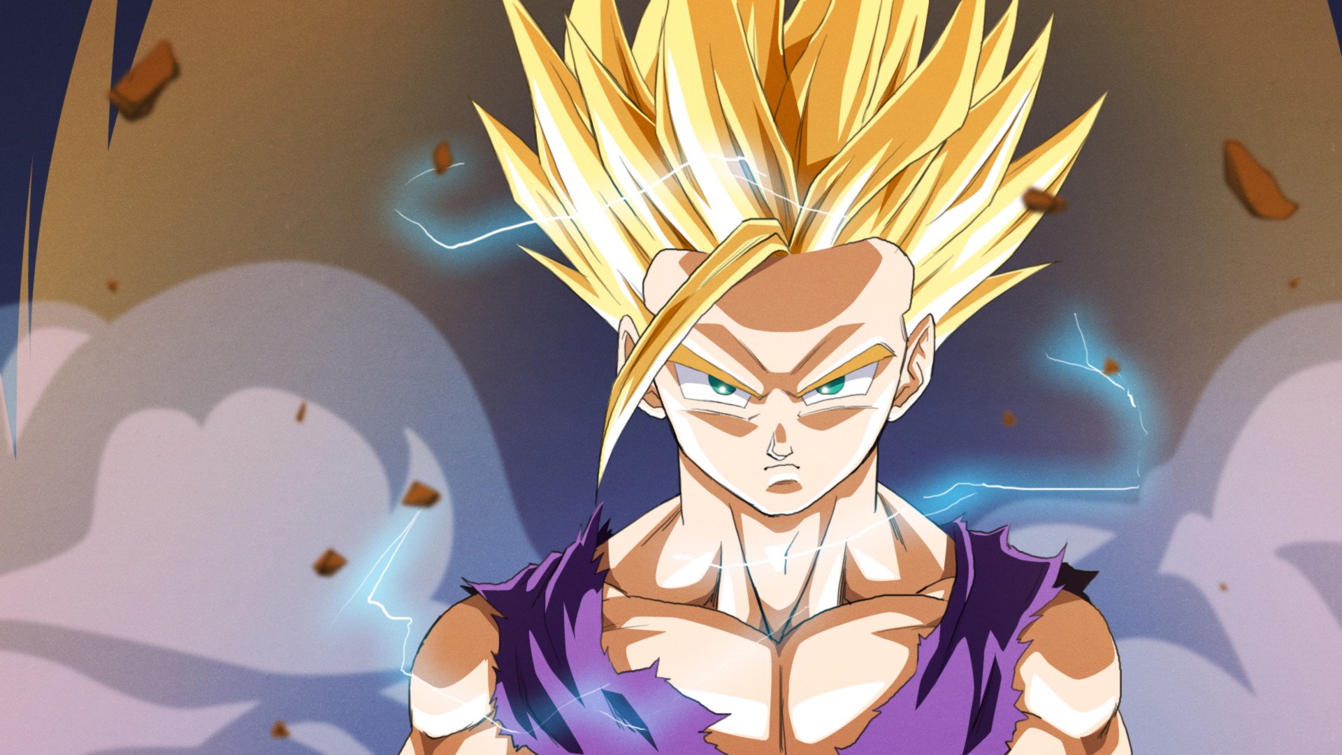 Fonds d'cran Manga Dragon Ball Z Gohan SS2