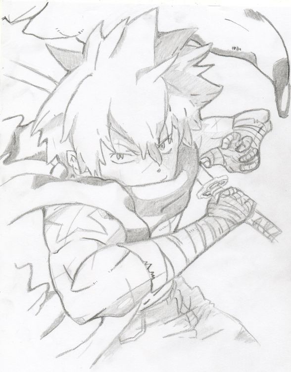 Wallpapers Art - Pencil Manga - Soul Eater Black*Star