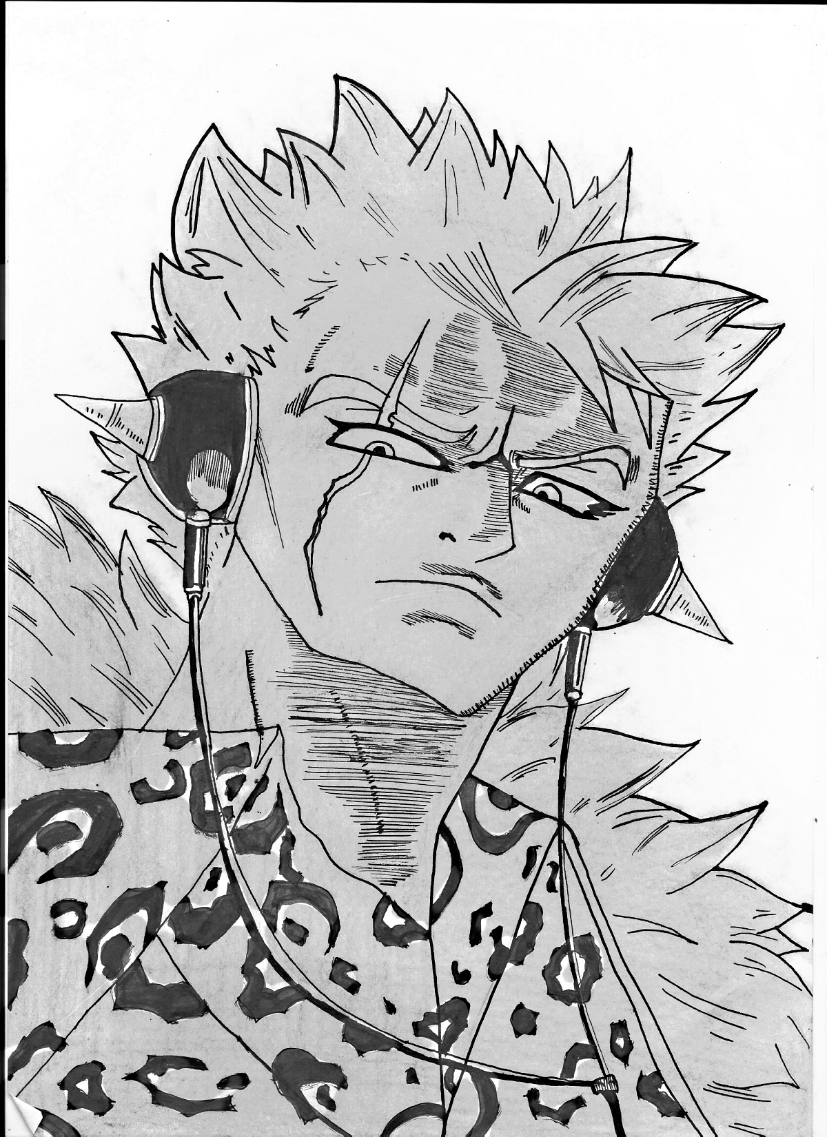 Wallpapers Art - Pencil Manga - Fairy Tail Laxus de fairy tail 