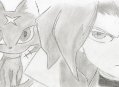  Art - Pencil Lunar Knights - Nero et Lucian