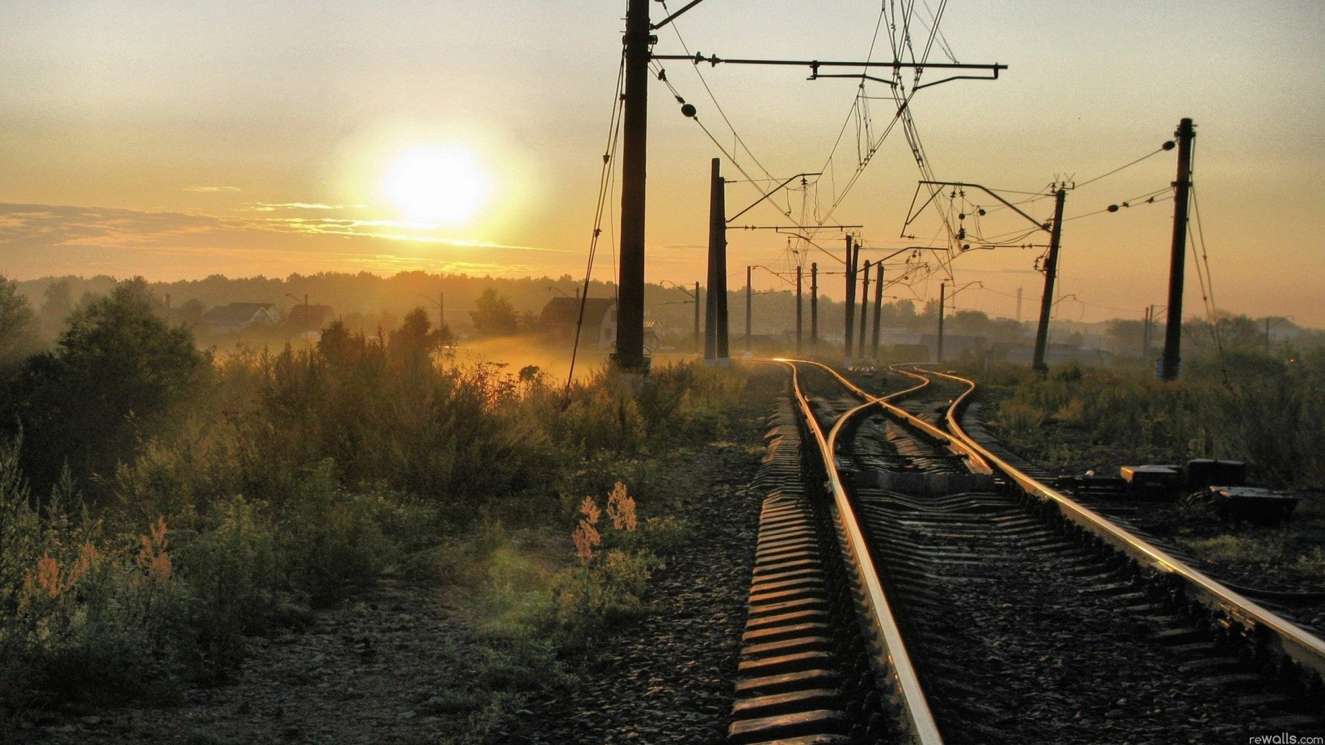 Fonds d'cran Constructions et architecture Gares - Rails 