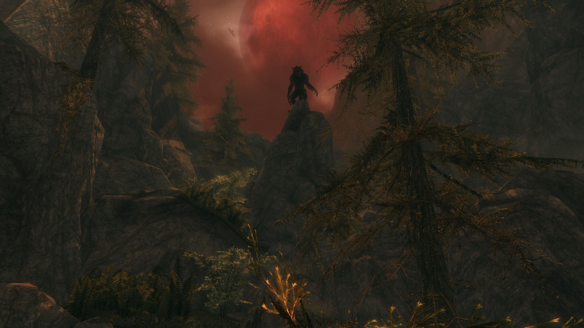 Fonds d'cran Jeux Vido The Elder Scrolls V: Skyrim Loup-garou dans Skyrim